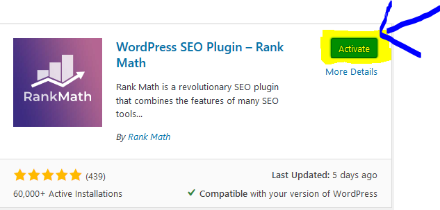 Activate a WordPress Plugin