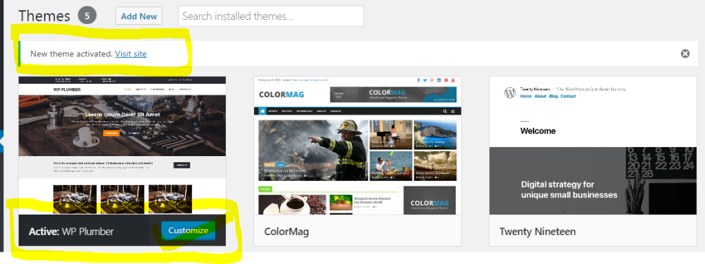 How To Activate Free WordPress Themes