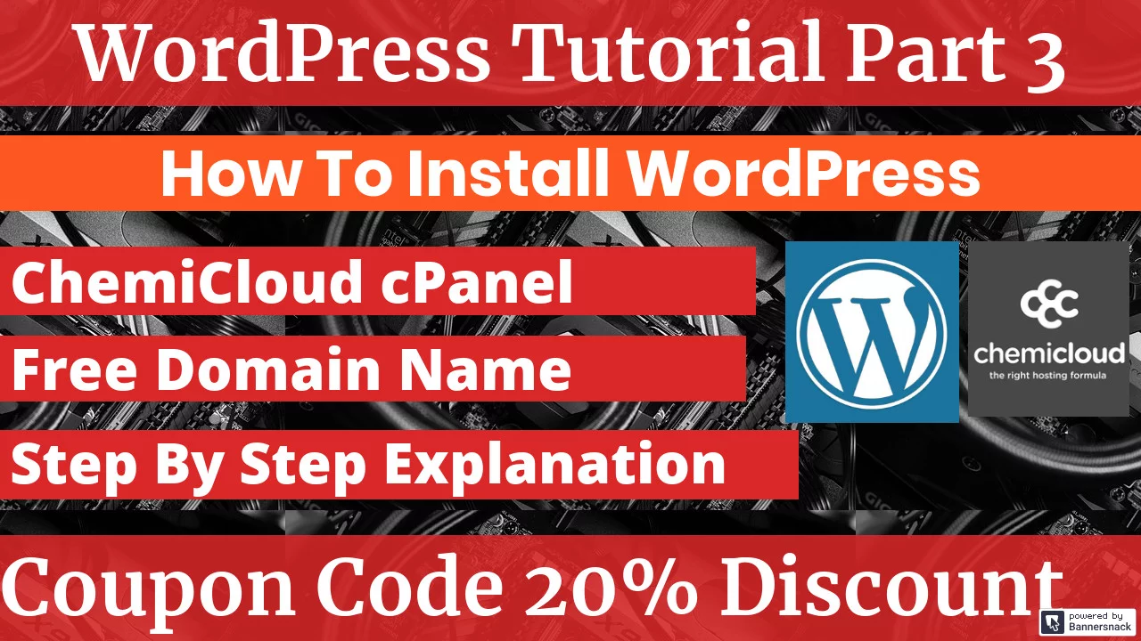 How To Install WordPress In ChemiCloud cPanel