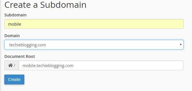 How To Create A Subdomain In cPanel