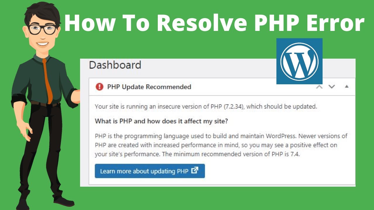 How to Fix PHP Update Required Error in WordPress